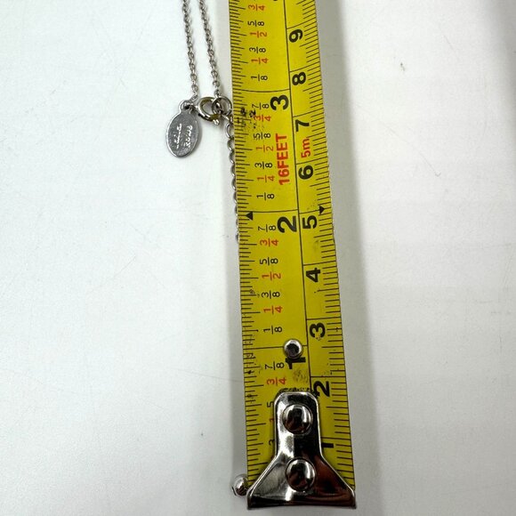 Laila Rowe Crystal Teardrop Necklace Adjustable 6" - 9" - Picture 10 of 10